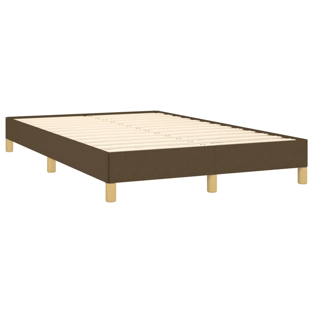 Giroletto senza Materasso Marrone Scuro 80x200 cm in Tessuto 3269615