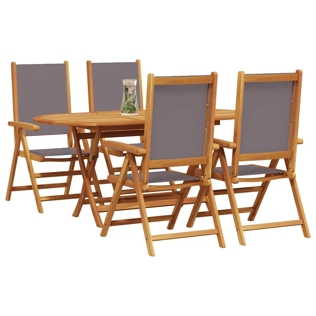 Set da Pranzo per Giardino 5 pcs Antracite 3375744