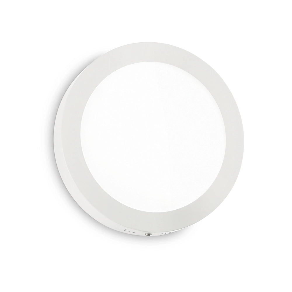 Applique Moderna Round Universal Alluminio-Plastiche Bianco Led 36W 3000K D40