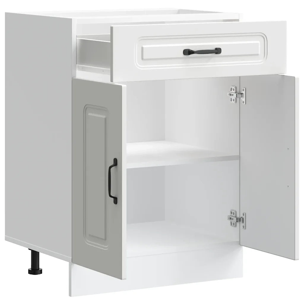 Base da Cucina Kalmar Bianco in Legno Multistrato