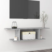 Armadietto a Parete per TV Grigio Cemento 103x30x26,5 cm cod mxl 57571