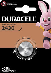 BATTERIA a BOTONE al litio CR2430 DURACELL 3V