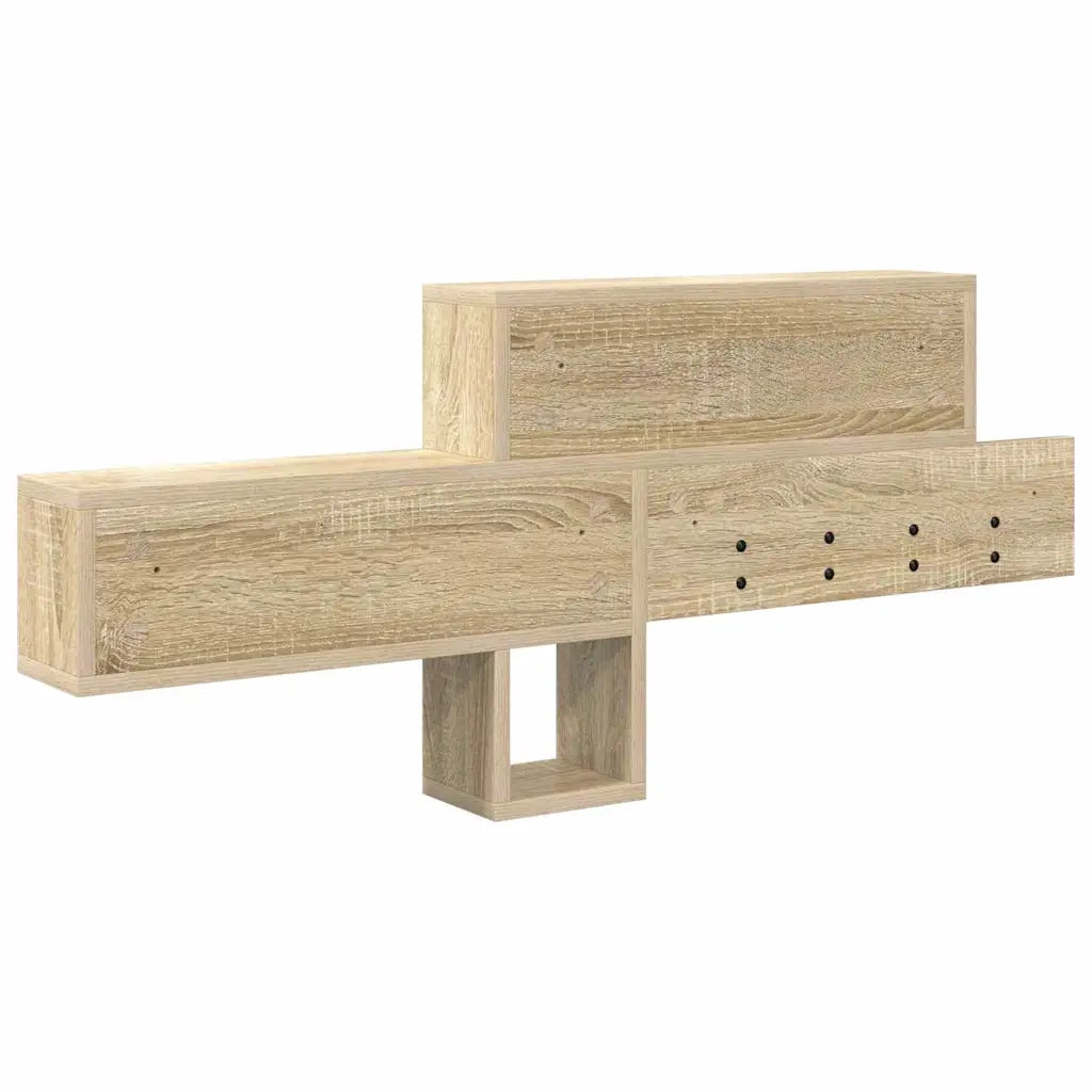 Appendiabiti a muro Rovere Sonoma 100 x 12 x 43,5 cm 874413