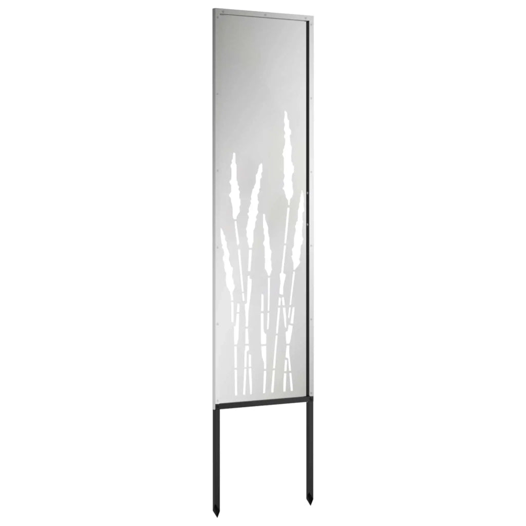 Schermo per privacy in giardino Traforo Argento 32 x 140 cm 876243