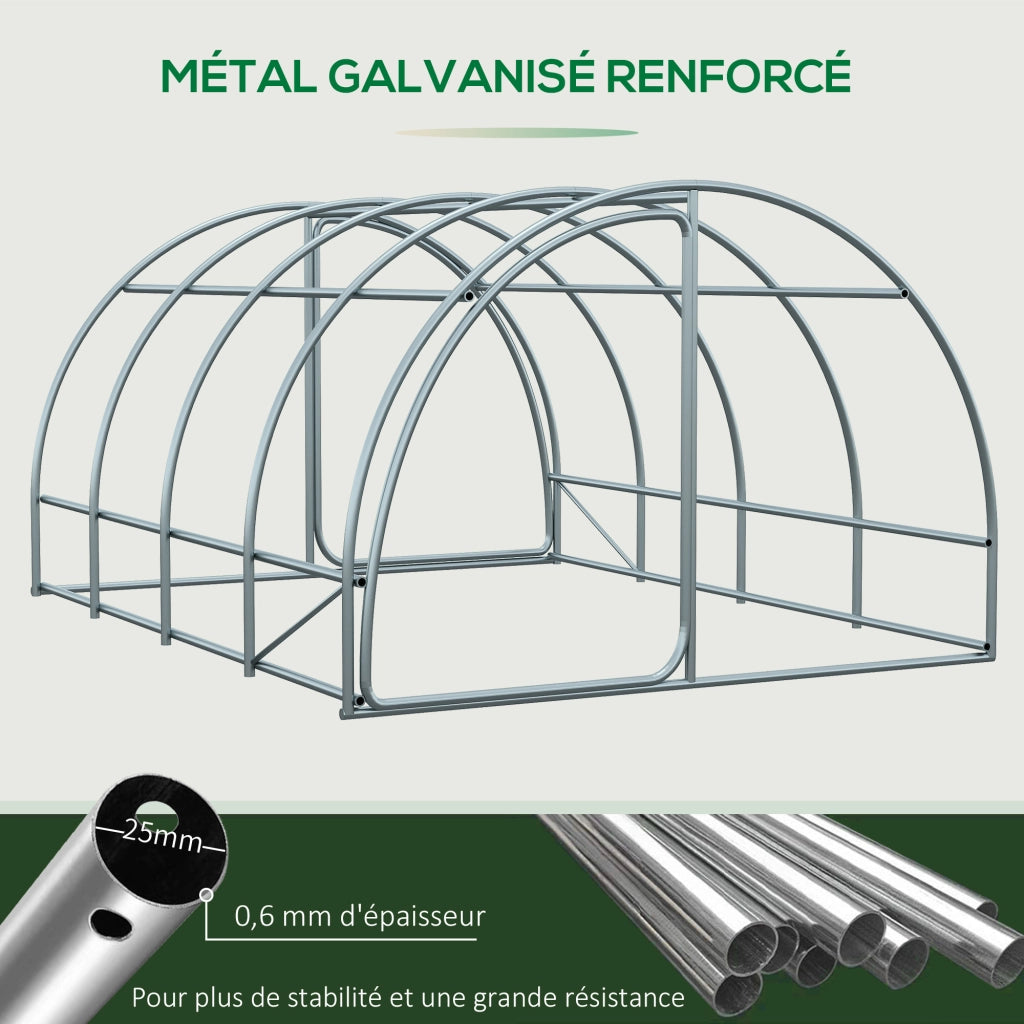 Serra da Giardino Tunnel ¨C zephmum ¨C Bianco 4x3x2 m