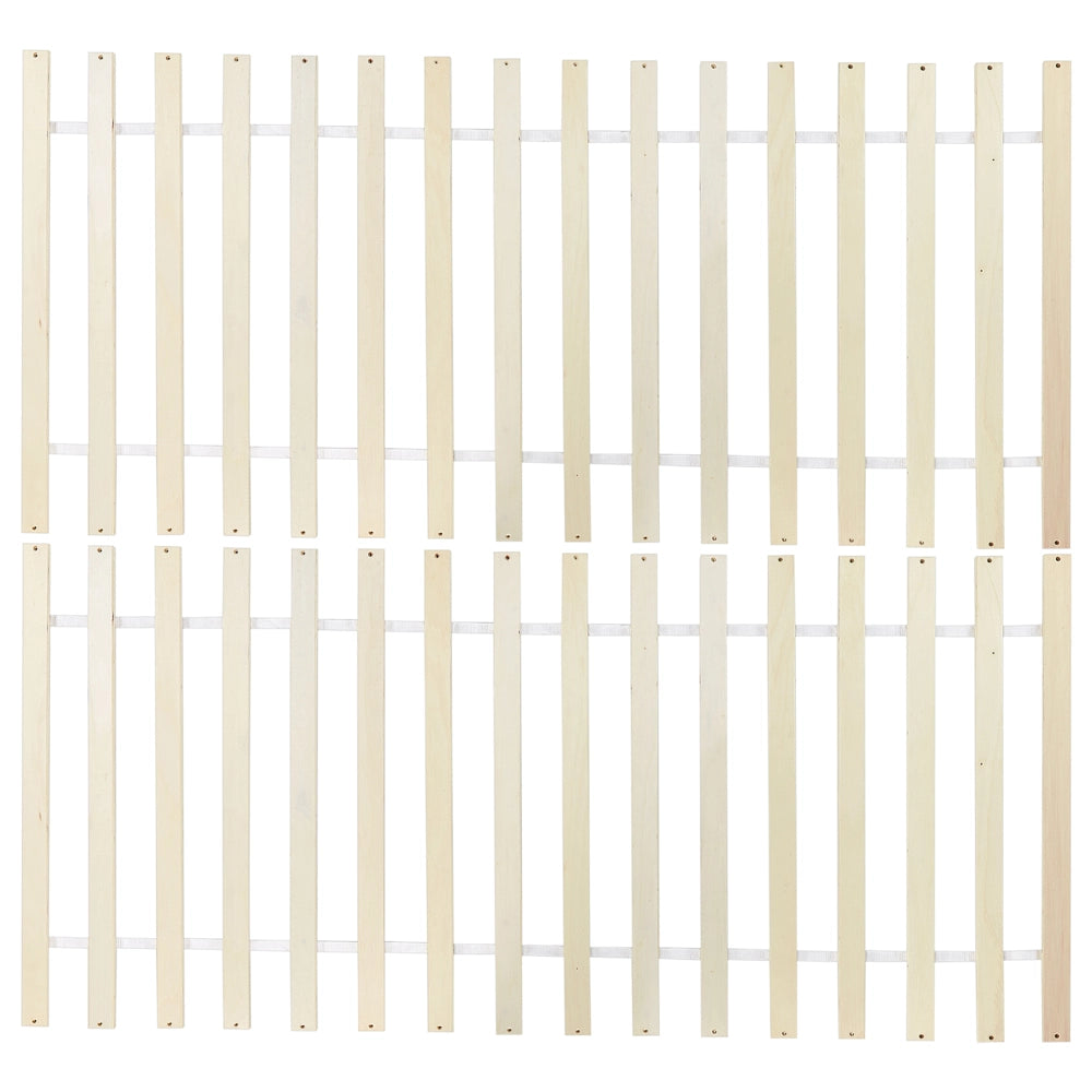 Letto matrimoniale in legno di Pino Bianco con 4 cassetti e testiera 140 x 200 cm stile minimalista