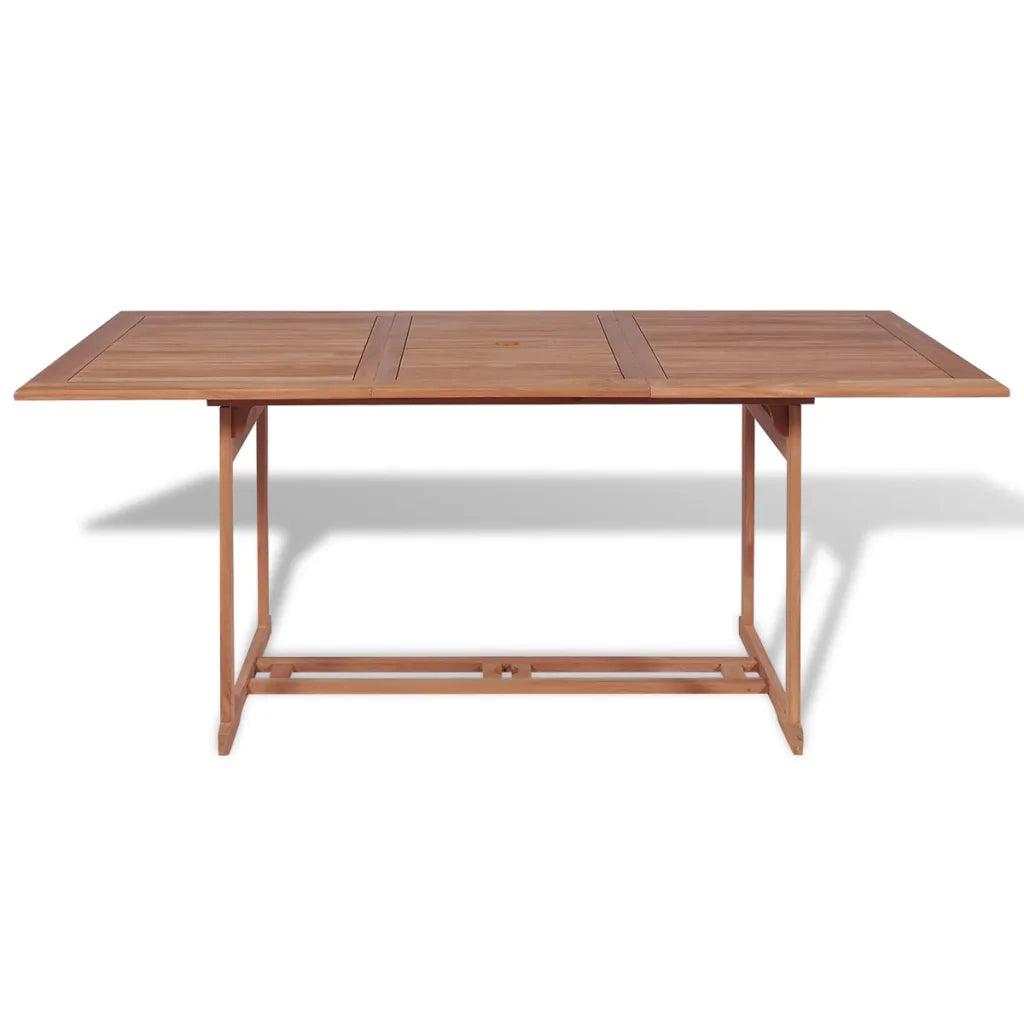 Tavolo da Giardino | Tavolino da esterno 180x90x75 cm in Massello di Teak