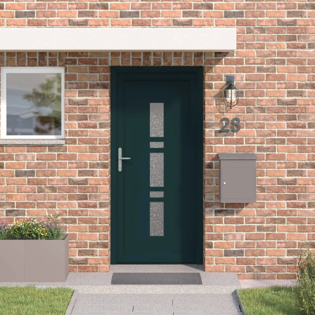 Porta Frontale Antracite 108 x 208 cm PVC 3445738