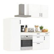 Cucinino Althenis, Cucina 4 Cassetti, Elettrodomestici non inclusi, Bianco