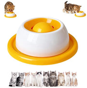 Likspeeltje con Ruota Integrata - Disegno Antiscivolo - Rilascio Lento - Boccale in PP di Alta Qualità - Adatto per Cani/Gatti - Prevenzione della Noia - Ciotola per Cibo