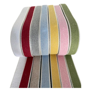 Cintino in cotone 22 mm per Tapparella Colore Rosa da 7,5 metri per portafinestra