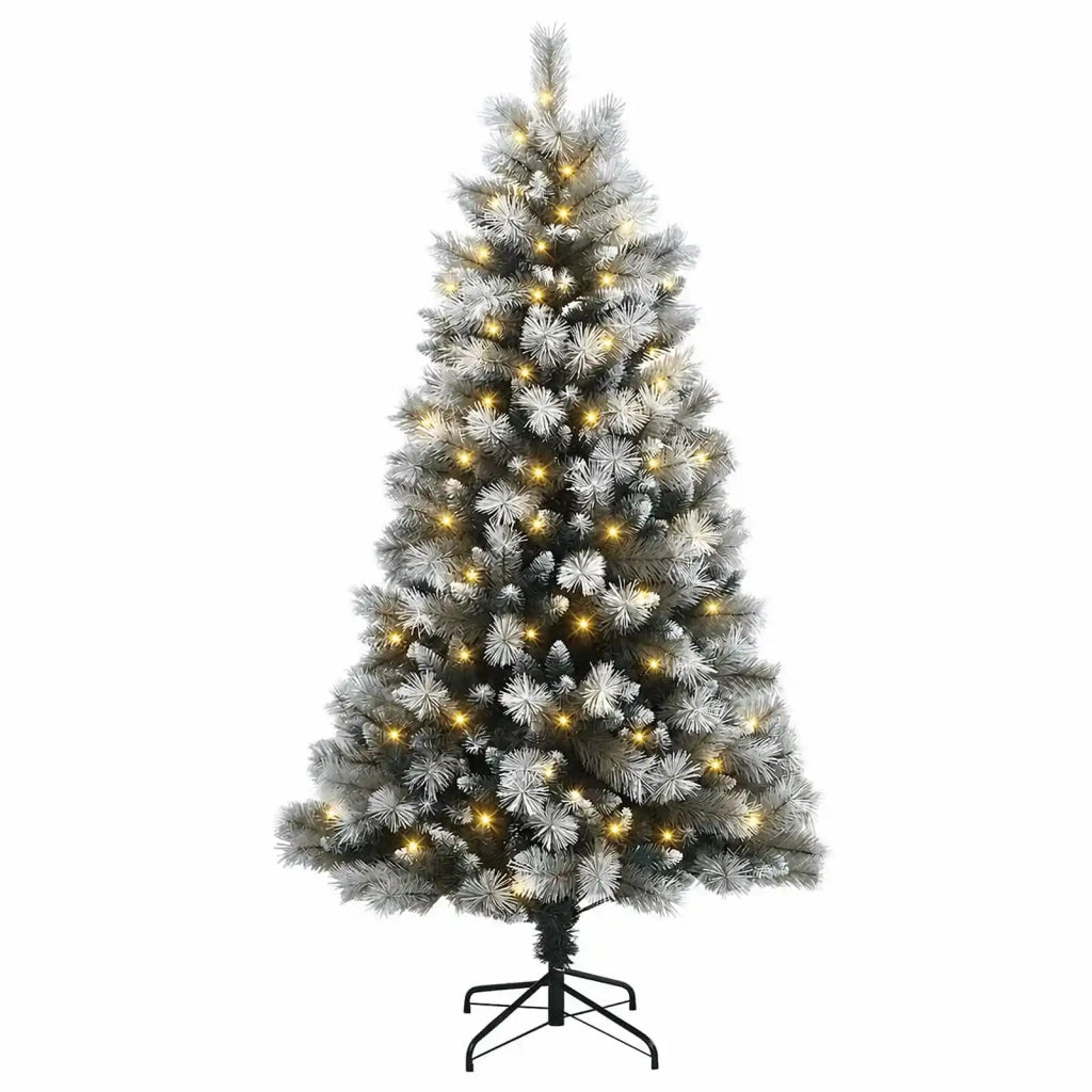 Albero di Natale Artificiale con Rami Pieghevoli 180 cm 300 LED 3466350