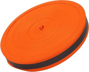 Lint Riflettente - Leggero e Duraturo - Migliora la Sicurezza Notturna - Adatto per lo Sport e la Sartoria Fai da Te - Resistente alle Intemperie - Fluorescente Arancione .