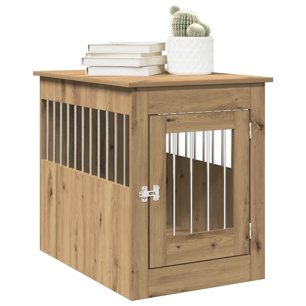 Gabbia Cani Arredamento Rovere Artigianale Legno Multistrato 857643