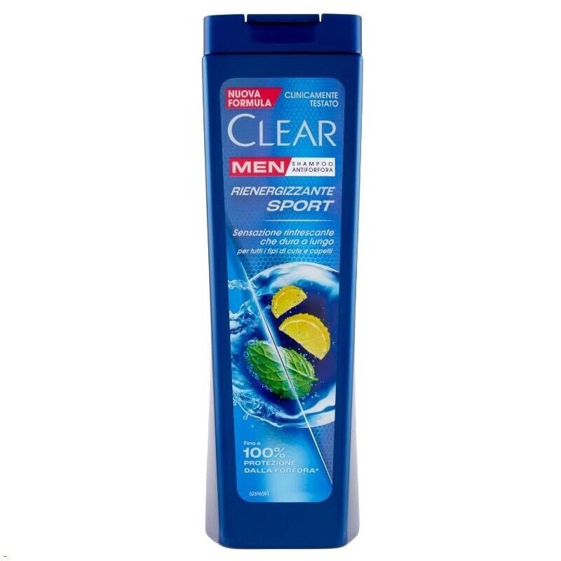 CLEAR SHAMPO ANTIFORFORA SENSAZIONE RINFRESCANTE DURATURA 225 ML SPORT REINERGIZZANTE OKY