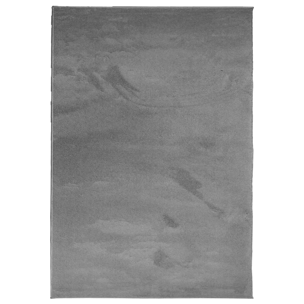 Tappeto OVIEDO a Pelo Corto Antracite 140x200 cm 375469