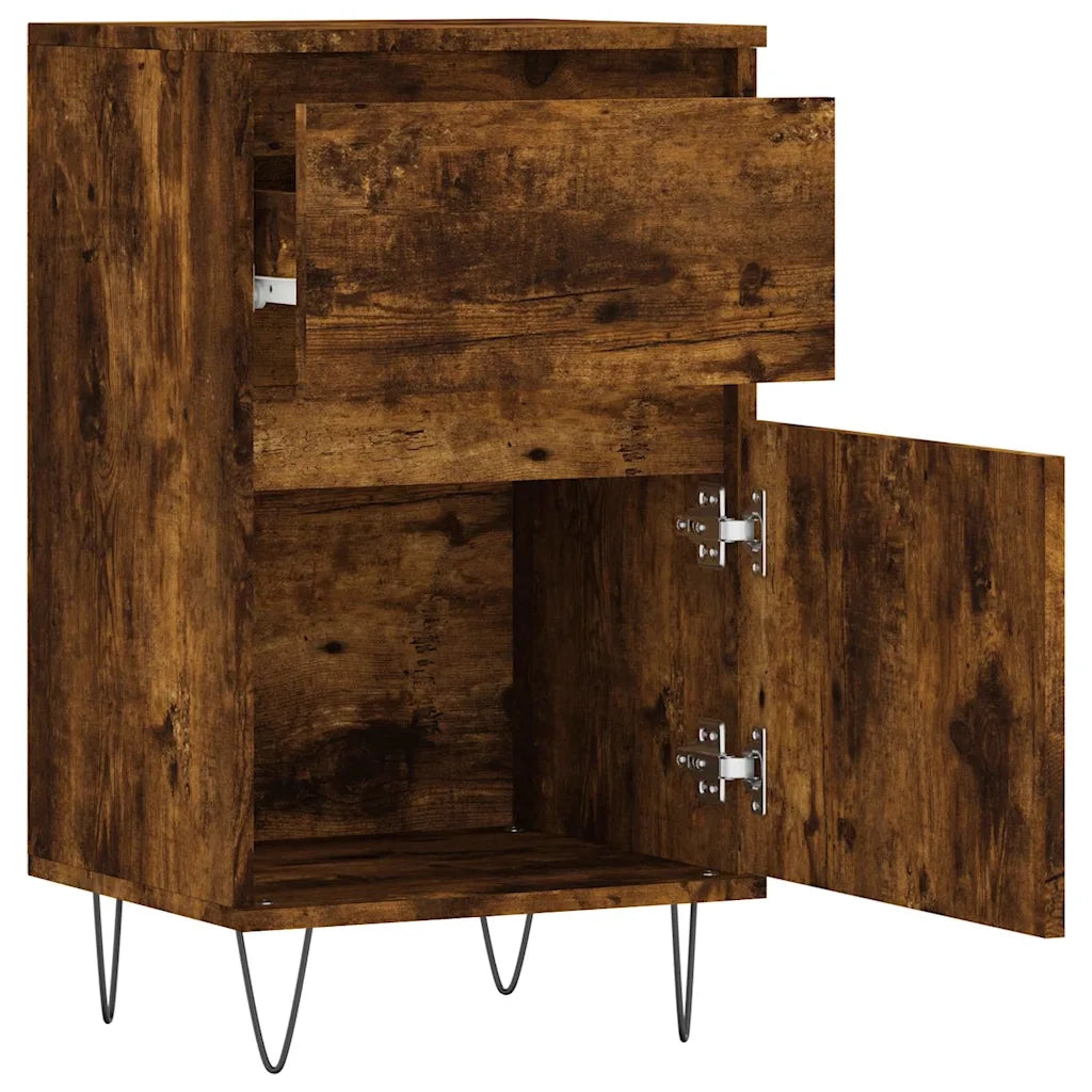 Credenza-Buffet-Armadio da cucina Rovere Fumo 40x35x70 cm in Legno Multistrato 635703