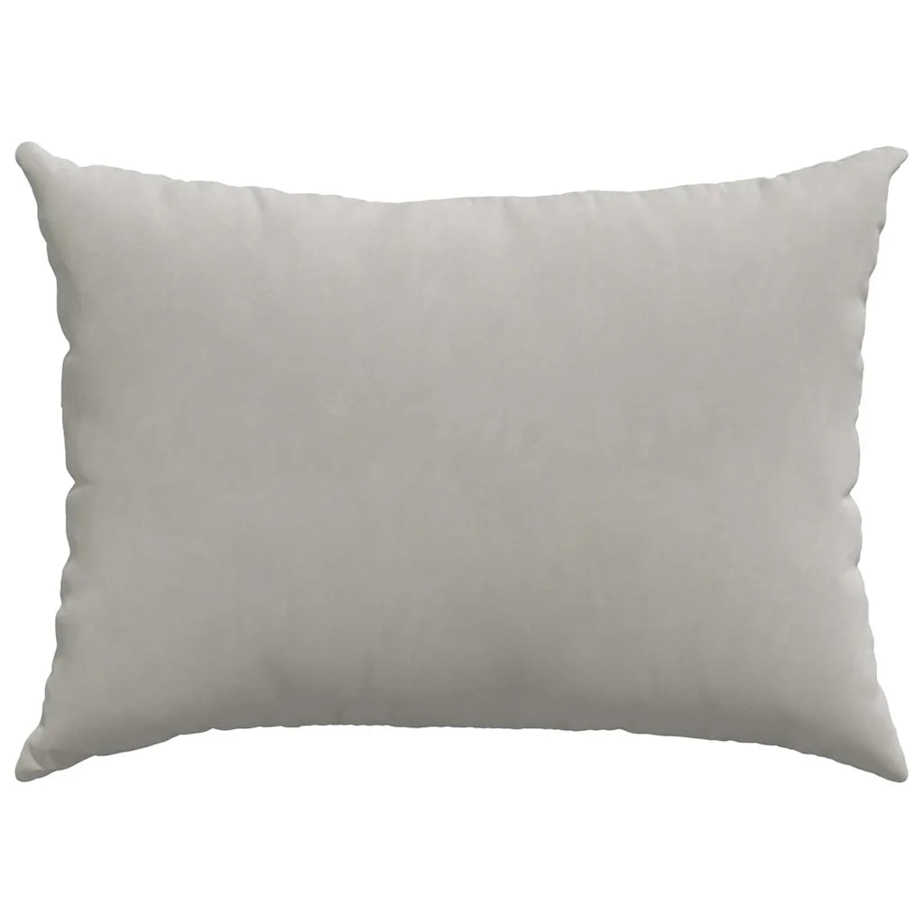Cuscini da Divano 2 pcs Grigio chiaro 70 x 50 cm Tessuto