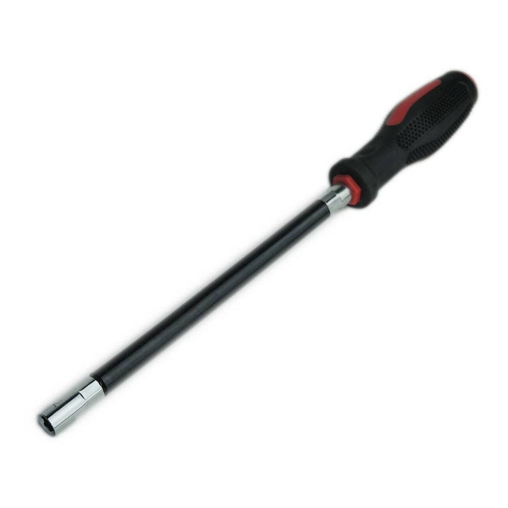 Trade Shop - Cacciavite Giravite Flessibile Da 300 Mm Femmina Esagonale 7 Mm -