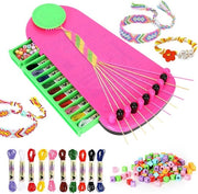 Kit di costruzione di bracciali di amicizia - Set di bracciali di amicizia per bambini da 7 a 14 anni - Loom Bands - Set di artigianato per bambine