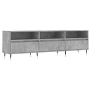 Mobile TV multimediale mensola TV credenza TV per sala da pranzo soggiorno camera da letto 150 x 30 x 44,5 cm legno ingegnerizzato grigio 02_0025974