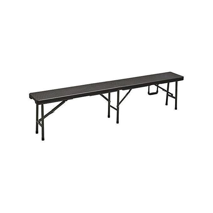 Panche Polyrattan Levante Cm.180X25X43H Nero