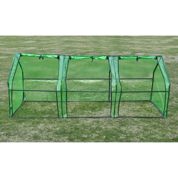 Serra da giardino 240 x 90 x 90 cm giardinaggio in plastica 1602010