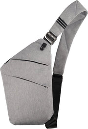 Borsa da spalla, borsa da spalla anti-furto, borsa da spalla per uomini, piccola, borsa da spalla, borsa pettorale, tasca da uomo, piccola, borsa da spalla per uomo, bianca 1.0, bianca 1.0