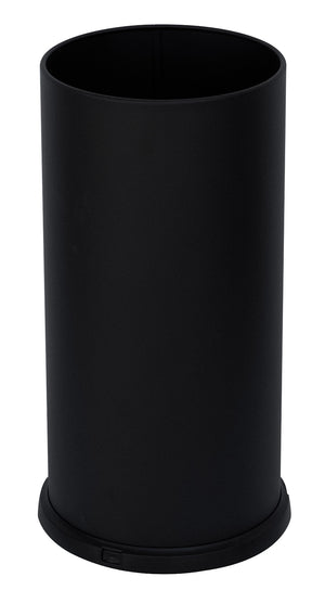 Portaombrelli in Acciaio Verniciato Ø24xh49 cm Con Vaschetta Raccogli Goccia Nero