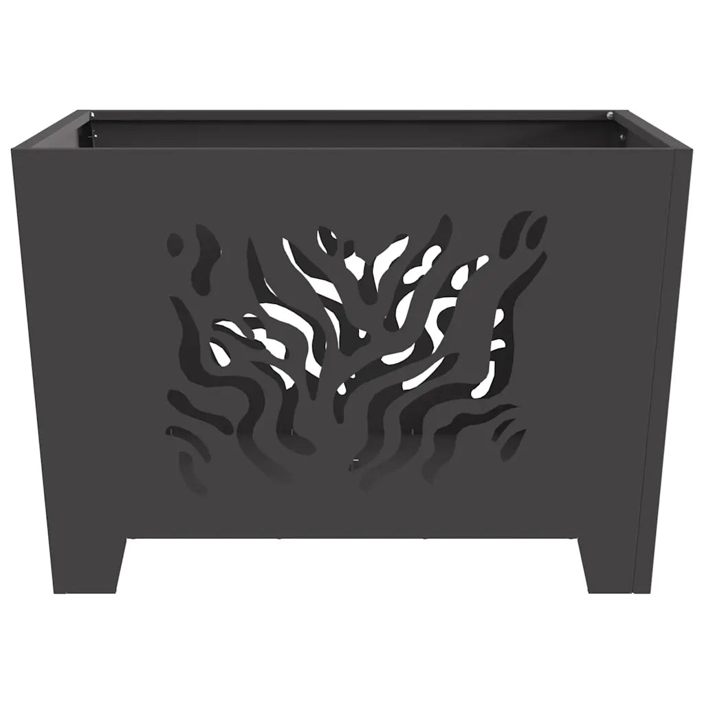 Focolare Nero 60 x 60 x 40 cm Acciaio CFW5767014