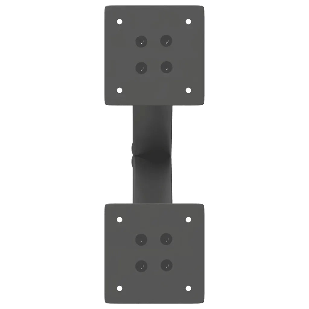 Gambe per Tavolino da Caff¨¨ a Forma di X 2 pz-Set di 2 Gamba per Tavolo Antracite 30x(30-31) cm Acciaio 946840
