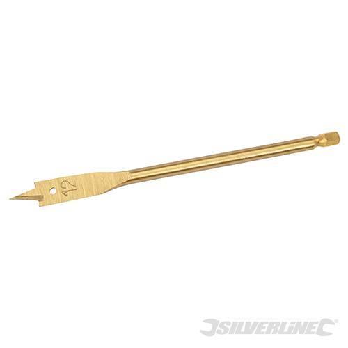 Mecchie Ricoperte in titanio per Falegnameria codolo esagonale anche cartongesso silverline - 12 mm