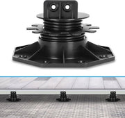 Verstabile terrazzieri da 100x - 60-140 mm - Sostegno per pavimento - Regolabile in altezza - Adatto per WPC, pietra, griglia