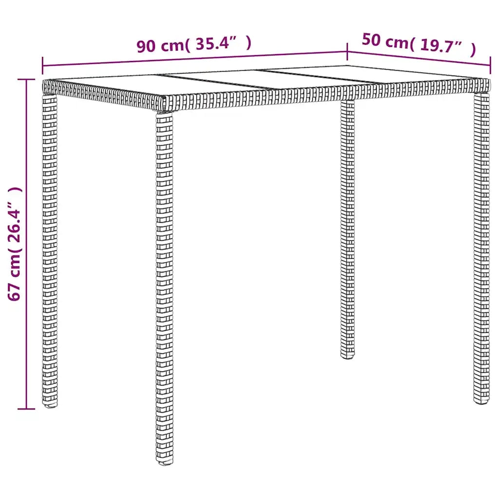 Set Divani da Giardino 4 pz | Set Salotto da Giardino con Cuscini Nero in Polyrattan