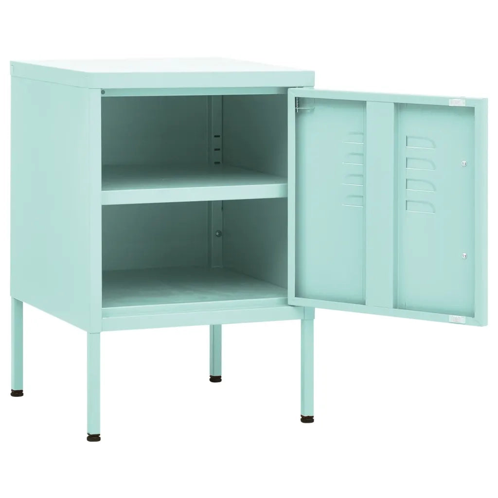 Comodino Menta 35x35x51 cm in Acciaio cod mxl 57333