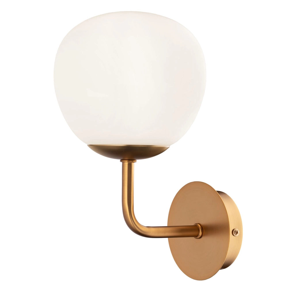 Maytoni applique contemporanea Erich 1 luce E14 oro rosa metallo vetro