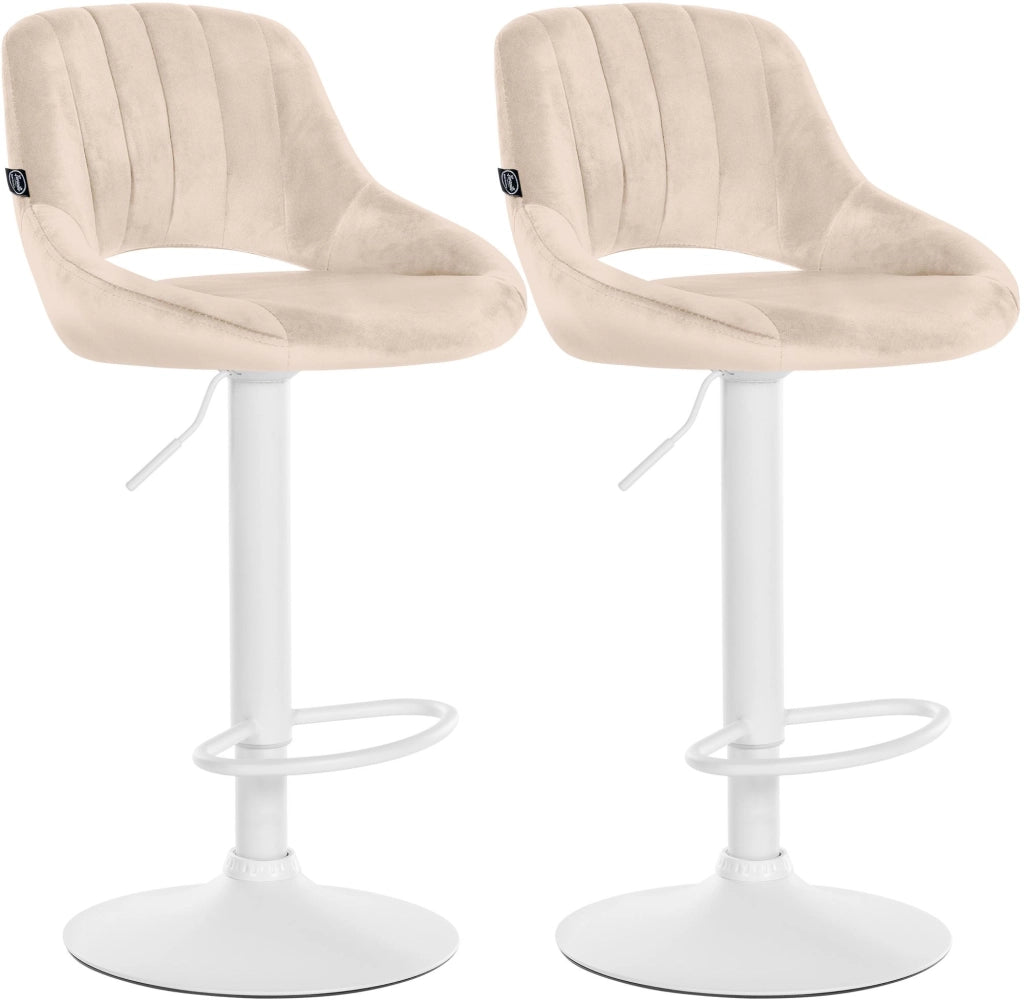 Set di 2 sgabelli da bar Milet Velvet L 3