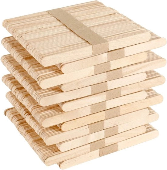 Istituzione di 600 Stuzzicadenti in legno per il fai da te, Stuzzicadenti in legno per decorare, Stuzzicadenti in legno per mescolare, Stuzzicadenti in legno, Spatola in legno, Spatola in legno, Attività di fai da te per l'artigianato