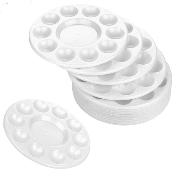 Set di palette per verniciare - Set di 15 pezzi di palette per verniciare acrilica, olio, aquarello e arte DIY