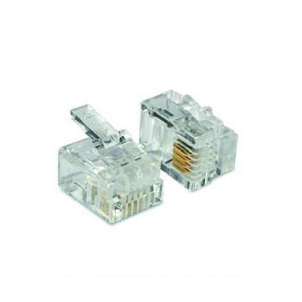 NICE OVA2 CONNETTORI RJ14 TIPO 6/4 PER CAVO PIATTO A 4 CONDUTTORI DISPLAY O-VIEW