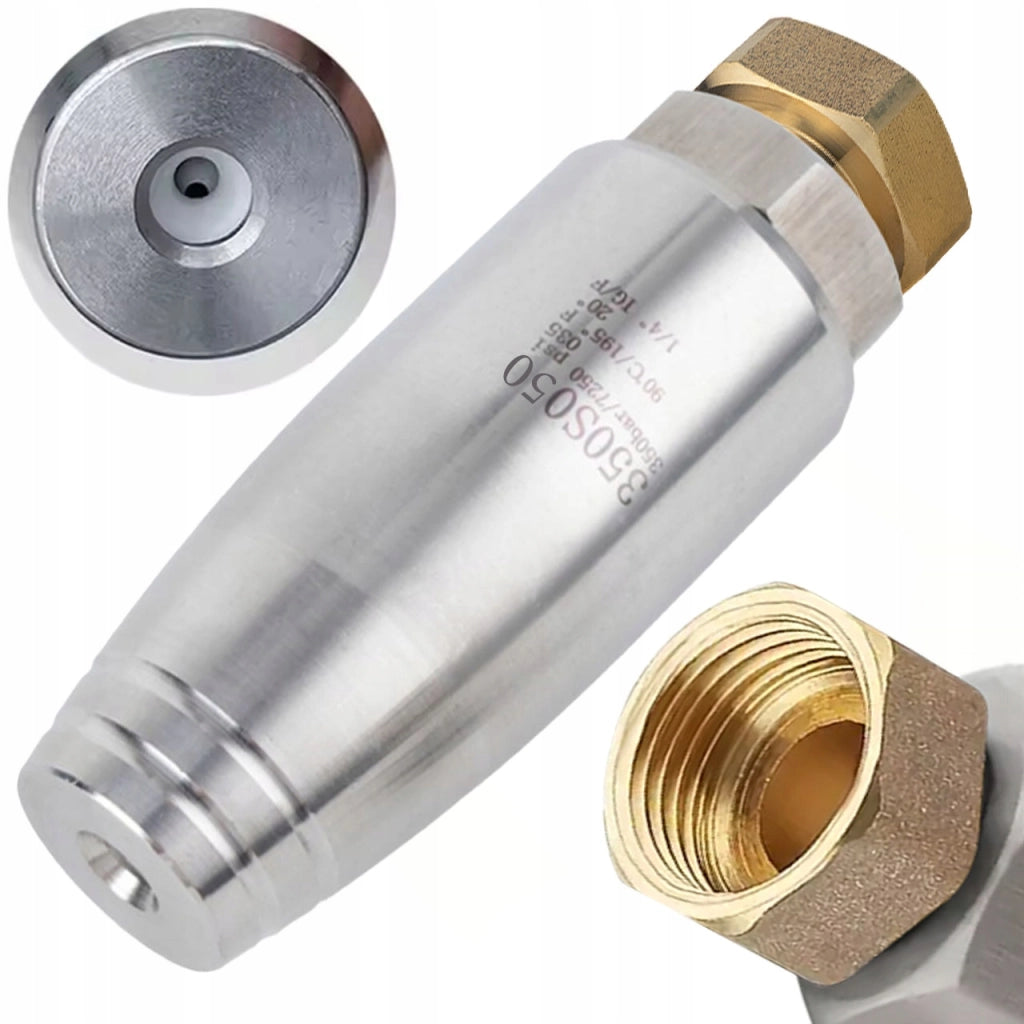 Ugello Rotante TurboSteel 050-M18 INOX – 350 Bar, Acciaio Inox, Filettatura M18