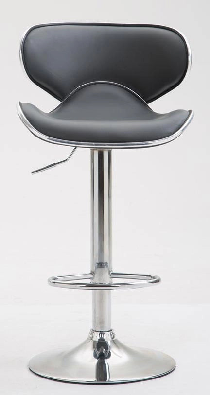 Set 2x Sgabelli LAS VEGAS V2 in similpelle grigio,cromo
