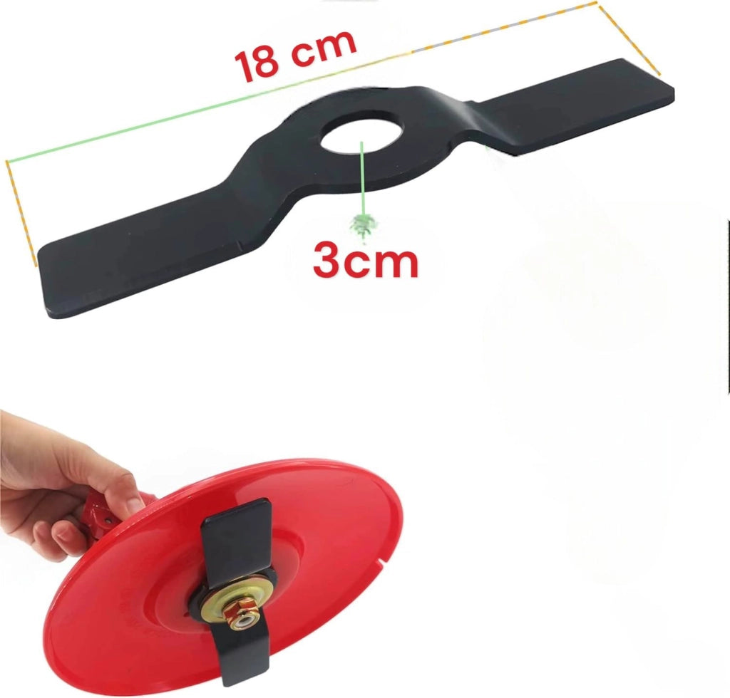 Testina Fresa Per Decespugliatore Universale 7'' pollici Fresatura Elimina Erba