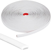 Decorative strips 10 m flexibili, adesivo, bianchi, decorazioni per pareti, 3D decorazioni per pareti, facile da applicare e rimuovere, decorazioni per soffitto, angoli per pareti, decorazioni per pavimento, decorazioni per spigoli di piastrelle