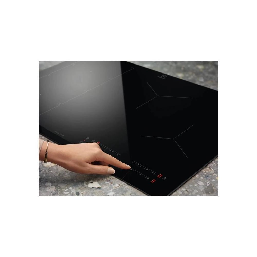 Piano Cottura A Induzione Electrolux Serie 600 Bridge Eil63443 4 Fuochi (L59xP52) Vetroceramica Nero