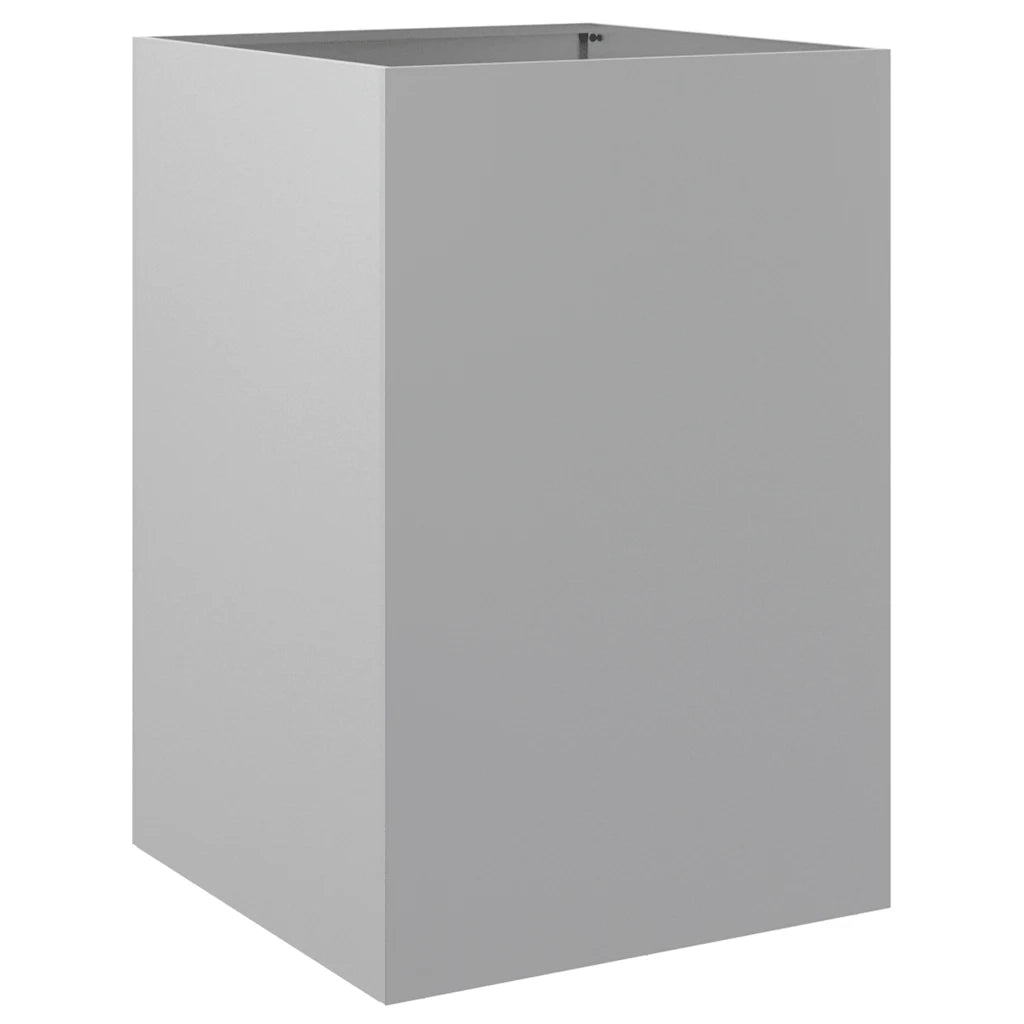 Fioriera Argento 52x48x75 cm in Acciaio Zincato