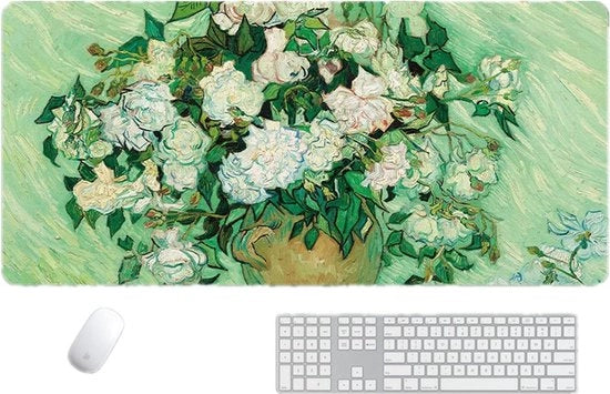 Computer da Soglia per Giocatori con Panno da Scrivania in Stile Rustico - Tela da Scrivania (90 x 40 cm)