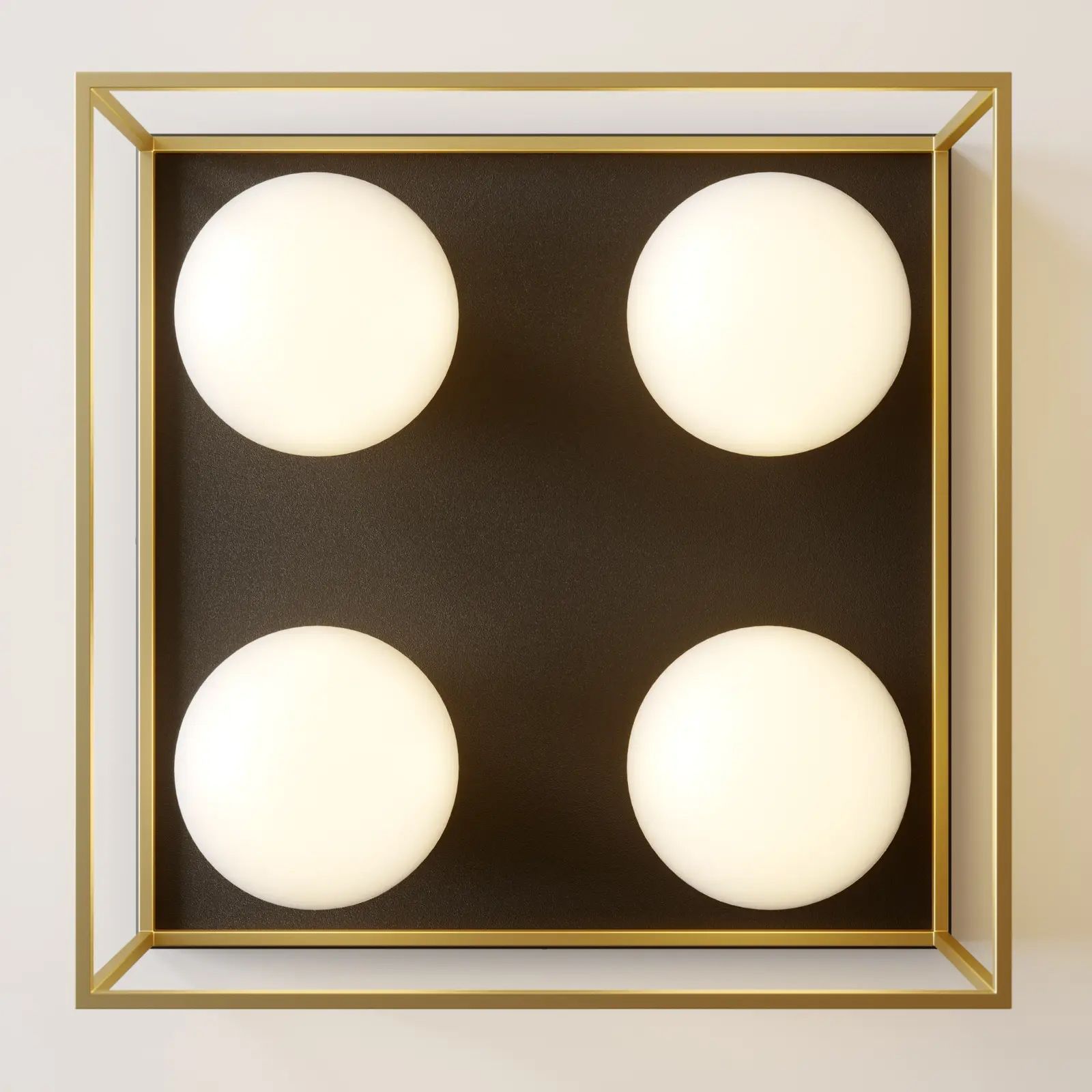 Plafoniera Da Soffitto Gold White APP1168-4C