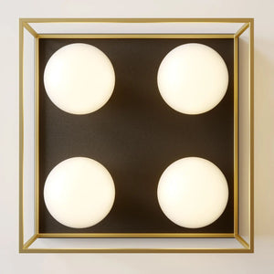 Plafoniera Da Soffitto Gold White APP1168-4C