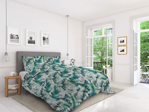 Copripiumino Singolo con Federe Stampato in Microfibra Maui